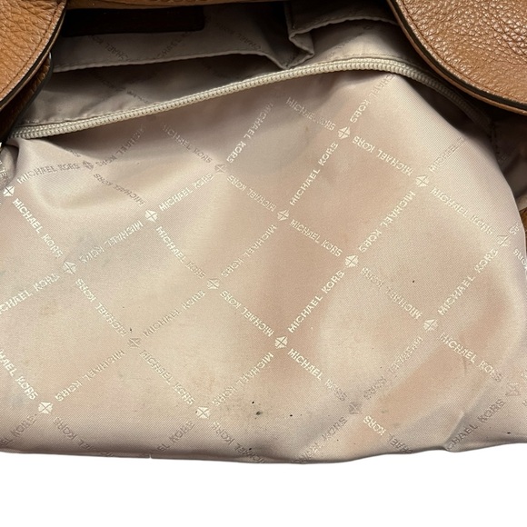 MICHAEL KORS Leighton Large Shoulder Tote brown - Picture 14 of 16